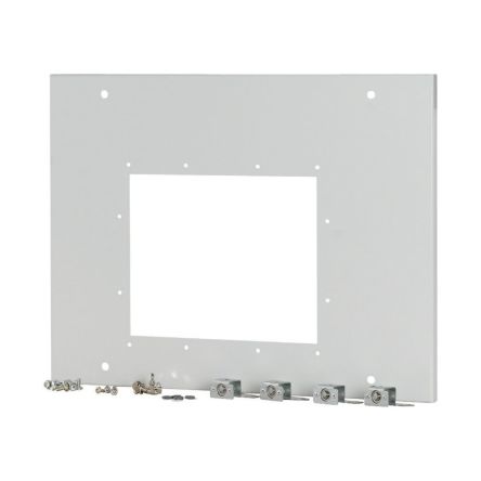 Eaton xEnergy Series Steel Front Plate, 540mm H, 417mm W, 30mm L for Use with Enclosure [173336 XTMPIX16FC-H550W425]; 125-908
