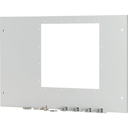 Eaton xEnergy Series Steel Front Plate, 540mm H, 792mm W, 30mm L for Use with Enclosure [173349 XTMPIX40FC-H550W800]; 126-116