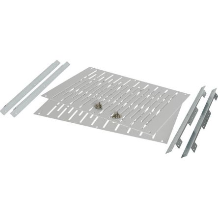 Eaton xEnergy Series RAL 7035 Metal Front Plate, 600mm H, 412mm W, 26mm L for Use with Enclosure [174570 XPC061002]; 126-194
