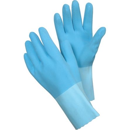 Tegera TEGERA Blue Latex Chemical Resistant Work Gloves, Size 6 [8160-6]; 126-513