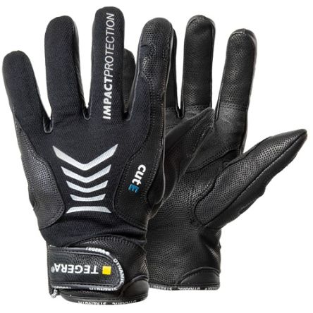 Tegera TEGERA Black Leather Cut Resistant Work Gloves, Size 11 [7773-11]; 126-529