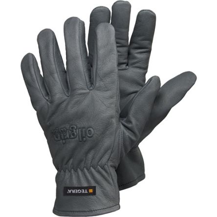 Tegera TEGERA Grey Leather Assembly Work Gloves, Size 12 [6615-12]; 126-602