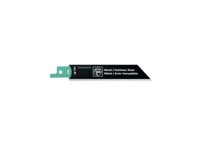 FEIN, 18 Teeth Per Inch Metal 115mm Cutting Length Reciprocating Saw Blade, Pack of 3 [31324000450]; 126-737
