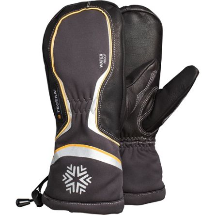 Tegera TEGERA Black, Grey Leather Cold Resistant Work Gloves, Size 11 [7794-11]; 126-911