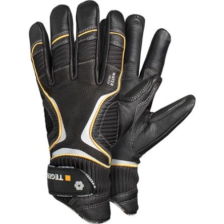 Tegera TEGERA Black Leather Cold Resistant Work Gloves, Size 8 [7797-8]; 126-933