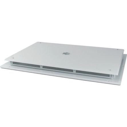 Eaton xEnergy Main Series RAL 7035 Grey Steel Top Panel, 89mm H, 1.007m W, 482mm D [182493 XSPTV4-W1100D600]; 127-162