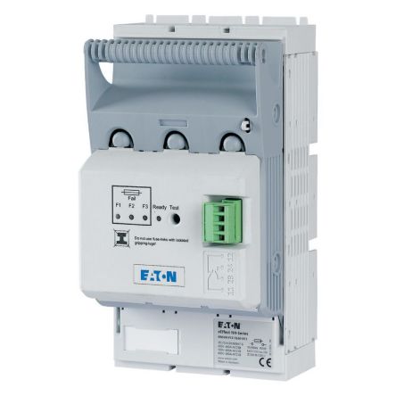 Eaton 160A Fuse Holder for NH000 & NH00 Fuse, 3P, 440 V ac/dc, 690 V ac/dc [183040 XNH00-FCE-S160-BT1]; 127-226