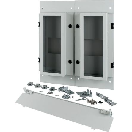 Eaton Grey Front Plate Steel Faceplate & Mounting Plate [180505 XM2N43F06C-55]; 127-248