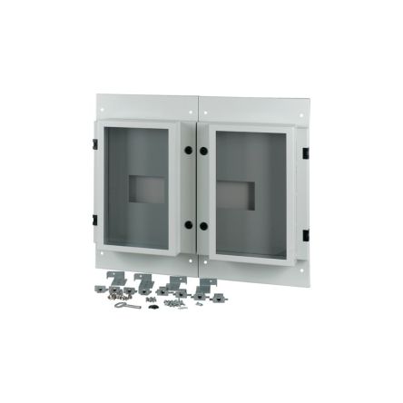 Eaton Grey Front Plate Steel Faceplate & Mounting Plate [180506 XM2N44F08C-55]; 127-249