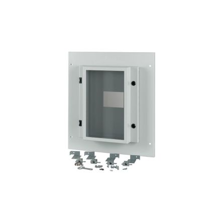 Eaton Grey Front Plate Steel Faceplate & Mounting Plate [180500 XMN44F06C-55-XMV]; 127-266