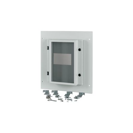Eaton Grey Front Plate Steel Faceplate & Mounting Plate [180502 XMN44F06C-55]; 127-268