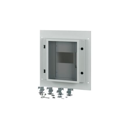 Eaton Grey 1 Gang Front Plate Steel Faceplate & Mounting Plate [180510 XMN43W06C-55]; 127-285