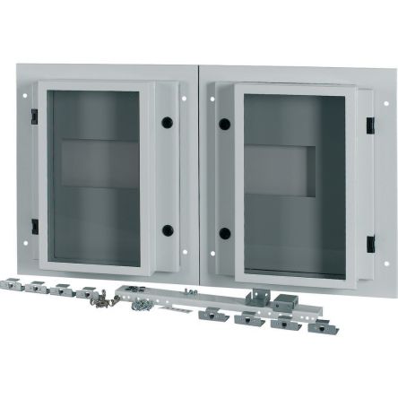 Eaton NZM Series RAL 7035 Steel Cover, 550mm H, 996mm W, 106.5mm L for Use with 2x NZM4 [180728 XTMP2N4FCC-H550W1000]; 127-328
