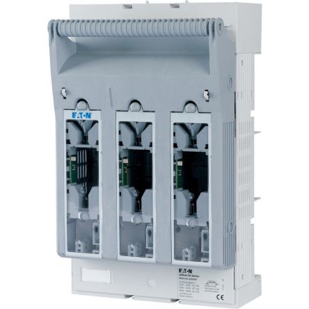 Eaton 250A Fuse Holder for NH1 Fuse, 3P, 440 V ac/dc, 690 V ac/dc [183054 XNH1-FCL-S250-BT]; 127-387