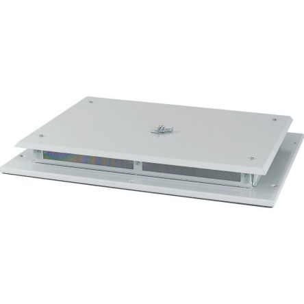Eaton xEnergy Main Series RAL 7035 Grey Steel Top Panel, 89mm H, 507mm W, 682mm D [183193 XSPTV4-W600D800]; 127-459