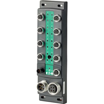 Eaton EU8E Series Input/Output Module, 4 Inputs, 4 Outputs, 24 V dc [183272 EU8E-SWD-4D4D-1]; 127-573