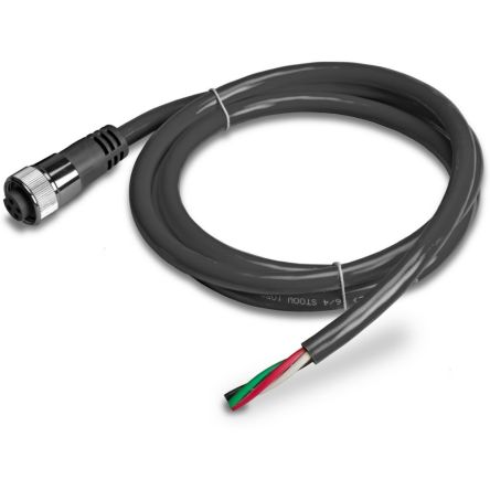 Eaton Straight 7/8 in Plug Plug to Straight 7/8 in Socket Socket Power Cable, 3m [183213 SWD4-3LR4P-2S]; 127-604
