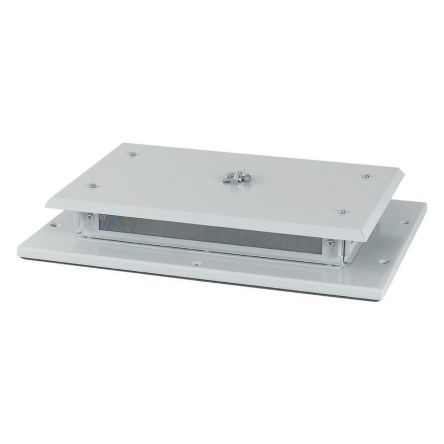 Eaton xEnergy Main Series RAL 7035 Grey Steel Top Panel, 89mm H, 332mm W, 482mm D [183188 XSPTV4-W425D600]; 127-783