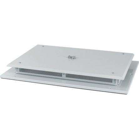 Eaton xEnergy Main Series RAL 7035 Grey Steel Top Panel, 89mm H, 707mm W, 482mm D [183190 XSPTV4-W800D600]; 127-785