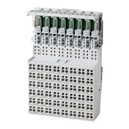 Eaton, Eaton XN, Vertical, Pluggable Terminal Block, Plug, Rail Mount, Spring Loaded/Screw Terminal Termination [140140 XN-B6S-SBBSBB]; 129-017