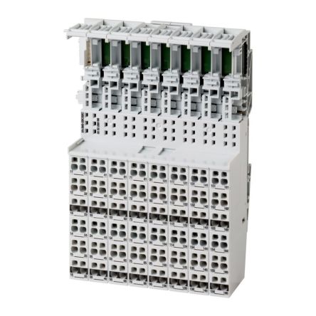 Eaton, Eaton XN, Vertical, Pluggable Terminal Block, Plug, Rail Mount, Spring Loaded/Screw Terminal Termination [140160 XN-B6S-SBCSBC]; 129-082