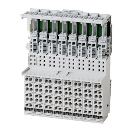 Eaton, Eaton XN, Vertical, Pluggable Terminal Block, Plug, Rail Mount, Spring Loaded/Screw Terminal Termination [140135 XN-B4T-SBBC]; 129-179