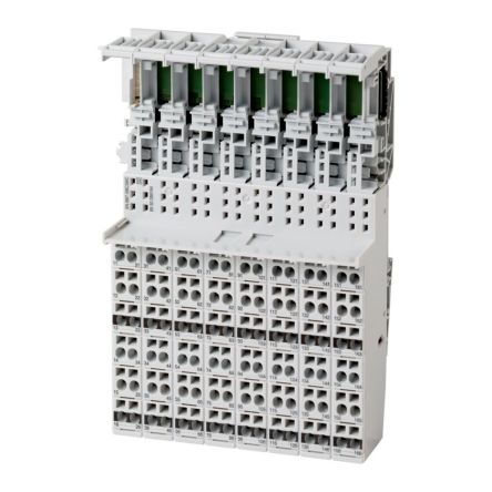 Eaton, Eaton XN, Vertical, Pluggable Terminal Block, Plug, Rail Mount, Spring Loaded/Screw Terminal Termination [140159 XN-B6T-SBCSBC]; 129-184