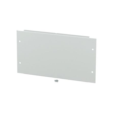 Eaton xEnergy Basic Series RAL 7035 Steel Front Plate, 205mm H, 355mm W, 20mm L for Use with Enclosure [142460 BPZ-FS-350/2]; 129-236