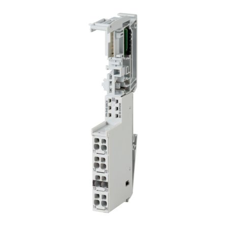 Eaton, Eaton XN, Vertical, Pluggable Terminal Block, Plug, Rail Mount, Spring Loaded/Screw Terminal Termination [140091 XN-S4S-SBCS]; 129-317