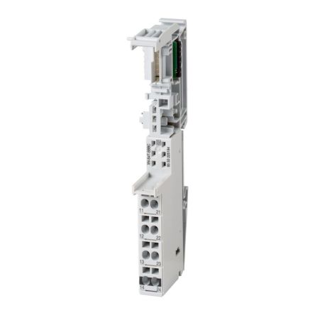 Eaton, Eaton XN, Vertical, Pluggable Terminal Block, Plug, Rail Mount, Spring Loaded/Screw Terminal Termination [140078 XN-S4T-SBBC]; 129-405