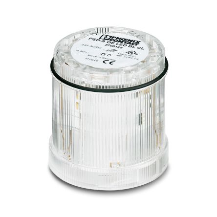 Phoenix Contact PSD Series Clear Flashing Effect Flashing Light Element, 24 V ac/dc, LED Bulb, AC/DC, IP65 [2700128]; 129-425