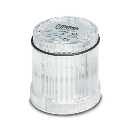 Phoenix Contact PSD Series Clear Static Effect Flashing Light Element, 24 V dc, LED Bulb, DC, IP65 [2702090]; 129-434