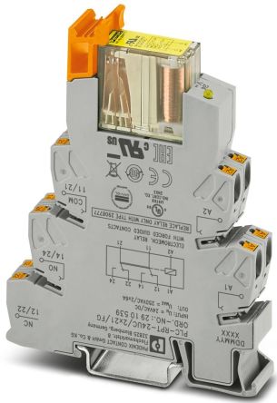 Phoenix Contact PLC-RPT Series Relay, 24 V ac/dc [2910539]; 129-458