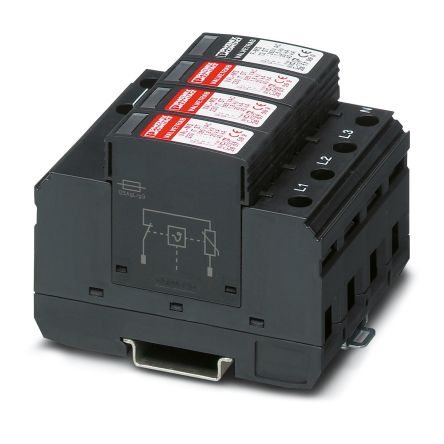 Phoenix Contact 1 Phase Surge Arrester, DIN Rail Mount [2858548]; 129-559
