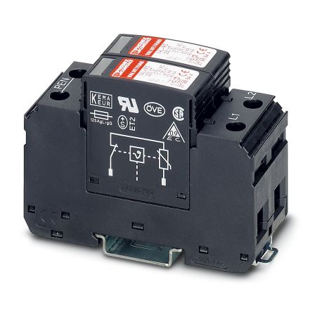 Phoenix Contact 1 Phase Surge Arrester, DIN Rail Mount [2800103]; 129-560