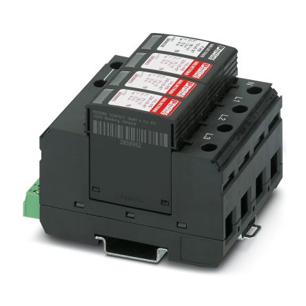 Phoenix Contact 1 Phase Surge Arrester, DIN Rail Mount [2858959]; 129-563