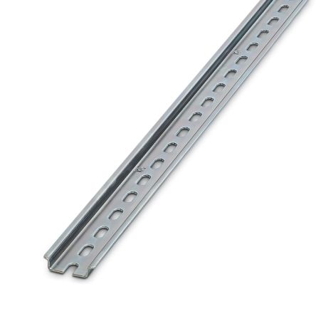 Phoenix Contact Steel Perforated DIN Rail, 2000mm x 35mm x 2000mm [1204119]; 129-638
