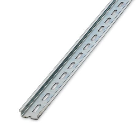 Phoenix Contact Steel Perforated DIN Rail, 2000mm x 35mm x 2000mm [1206418]; 129-639