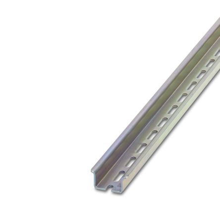 Phoenix Contact Steel Perforated DIN Rail, 2000mm x 35mm x 2000mm [1210006]; 129-644