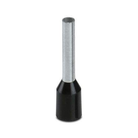 Phoenix Contact, AI Insulated Ferrule, 1.8mm Pin Diameter, Black [1208872]; 129-654