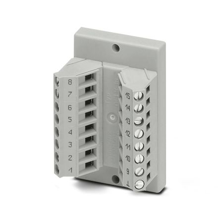 Phoenix Contact VARIOFACE Series 15-Contact Female Interface Module, D-sub Connector, Rear Mount, 2.5A [2280307]; 129-715