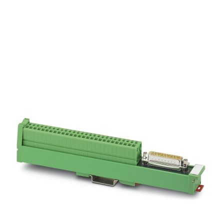 Phoenix Contact VARIOFACE SLIM LINE Series 25-Contact Female Interface Module, D-sub Connector, DIN Rail Mount, 2.5A [2959612]; 129-723