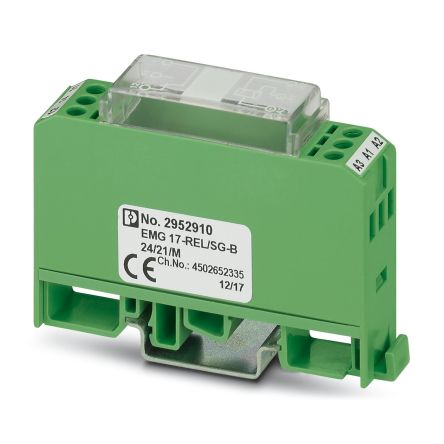 Phoenix Contact EMG Series Relay Module, DIN Rail Mount, 24V Coil, SPDT, 6A Load [2952910]; 129-793