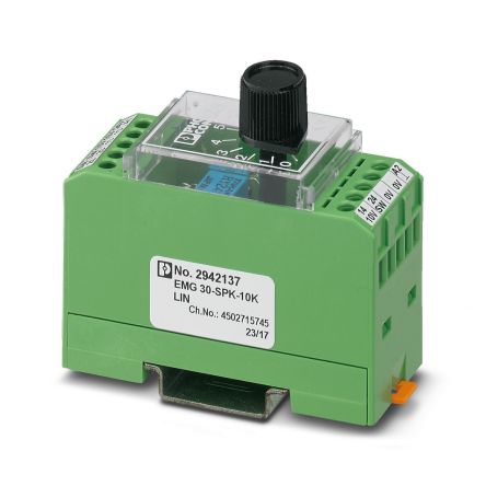 Phoenix Contact Linear Potentiometer DIN Rail [2942137]; 129-832