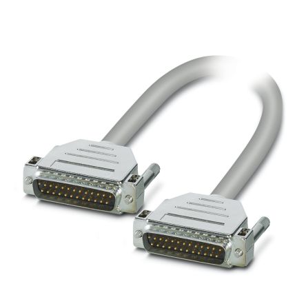 Phoenix Contact D-Sub D-Sub Cable, 1m PVC [2305635]; 129-896