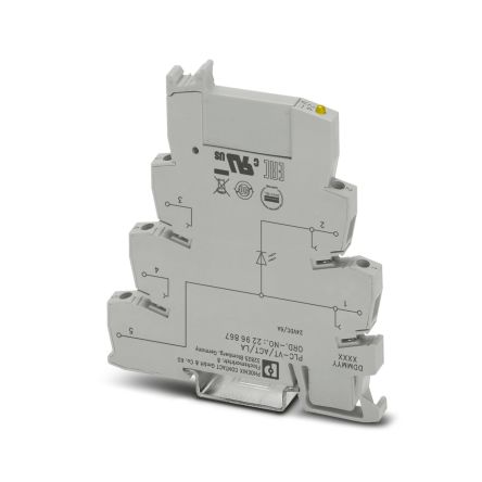 Phoenix Contact PLC Series Grey, 4mm², 2-Level, Screw Termination [2296867]; 130-009