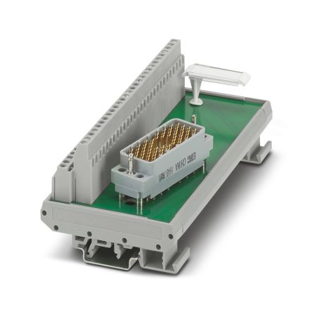Phoenix Contact VARIOFACE Series 56-Contact Female Interface Module, ELCO Connector, DIN Rail Mount, 28A [2975890]; 130-056