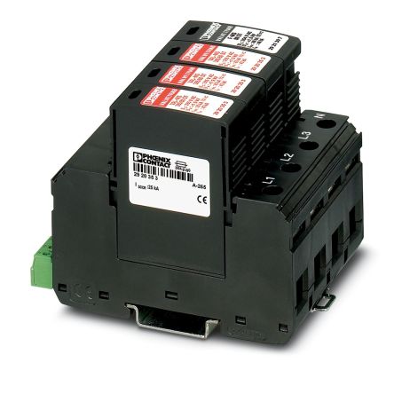 Phoenix Contact 1 Phase Surge Arrester, DIN Rail Mount [2920968]; 130-103