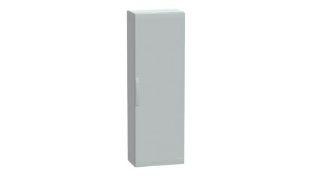 Schneider Electric PanelSeT Series Fibreglass Reinforced Polyester Single-Door-Door Floor Standing Enclosure, Opaque [NSYPLA1553G]; 130-396