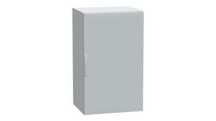 Schneider Electric PanelSeT Series Fibreglass Reinforced Polyester Single-Door-Door Floor Standing Enclosure, Opaque [NSYPLA1276G]; 130-398
